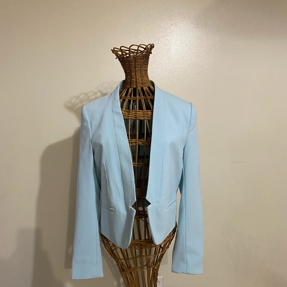 Baby blue blazer